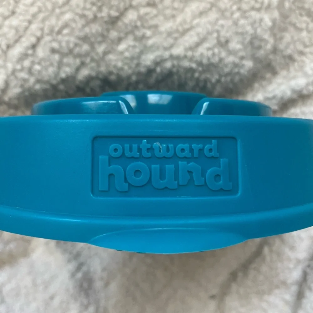 Slow Feeder Pet Bowl - Blue